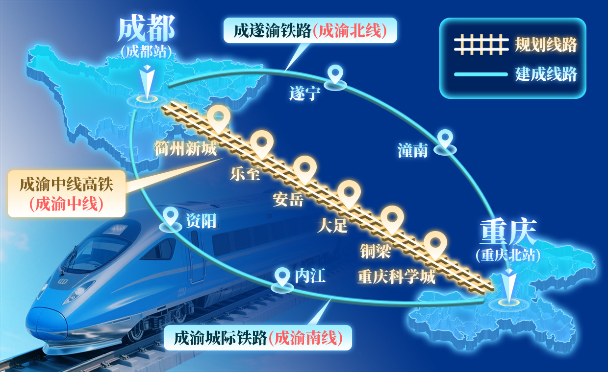 成渝中線(xiàn)高鐵